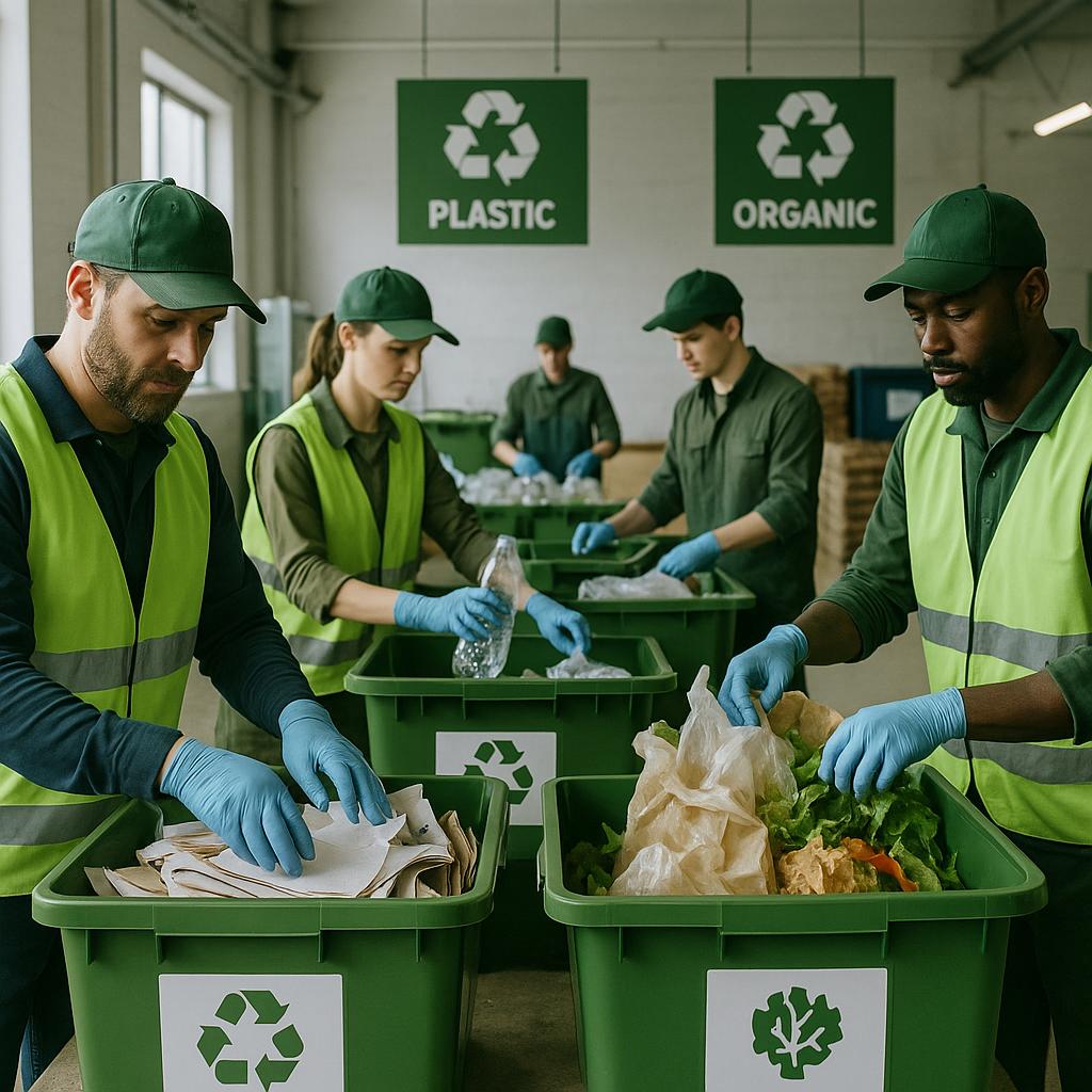 Waste recovery and recycling in action